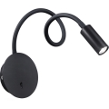 Ideal Lux - LED Fleksibel lille lampe FOCUS LED/3,5W/230V CRI 90 sort
